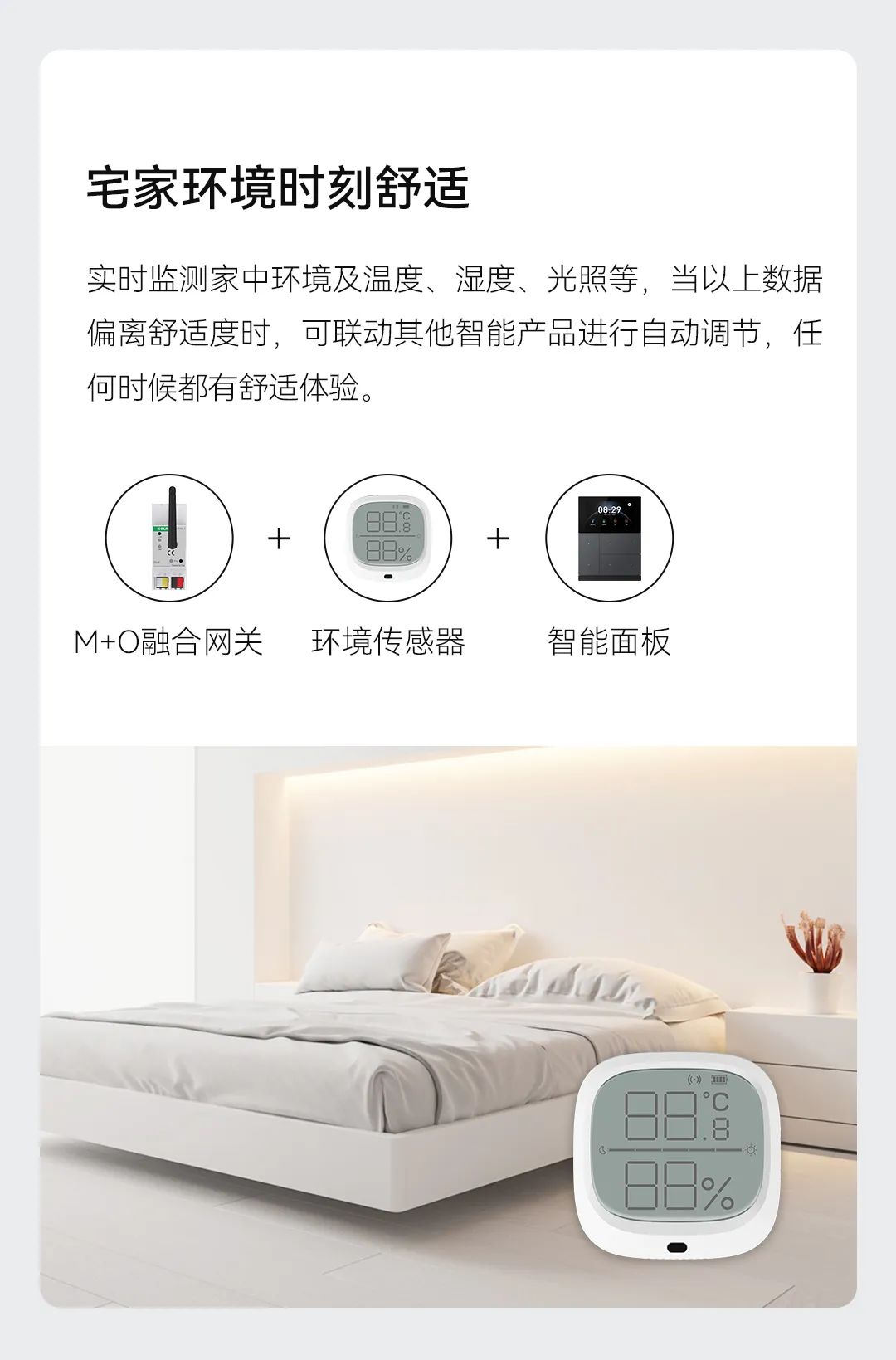 智能面板、安防傳感器